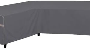 Garden Balsam Heavy Duty Waterproof Outdoor Sofa Cover - Fade Resistant L-Shaped Left Facing 83" L x 104" W x 33" D x 31